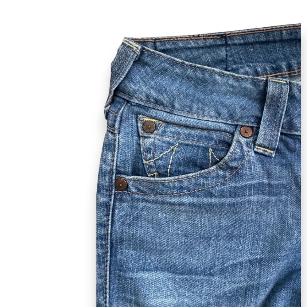TRUE RELIGION plain wash straight leg jeans blue size 28 - Picture 3 of 15